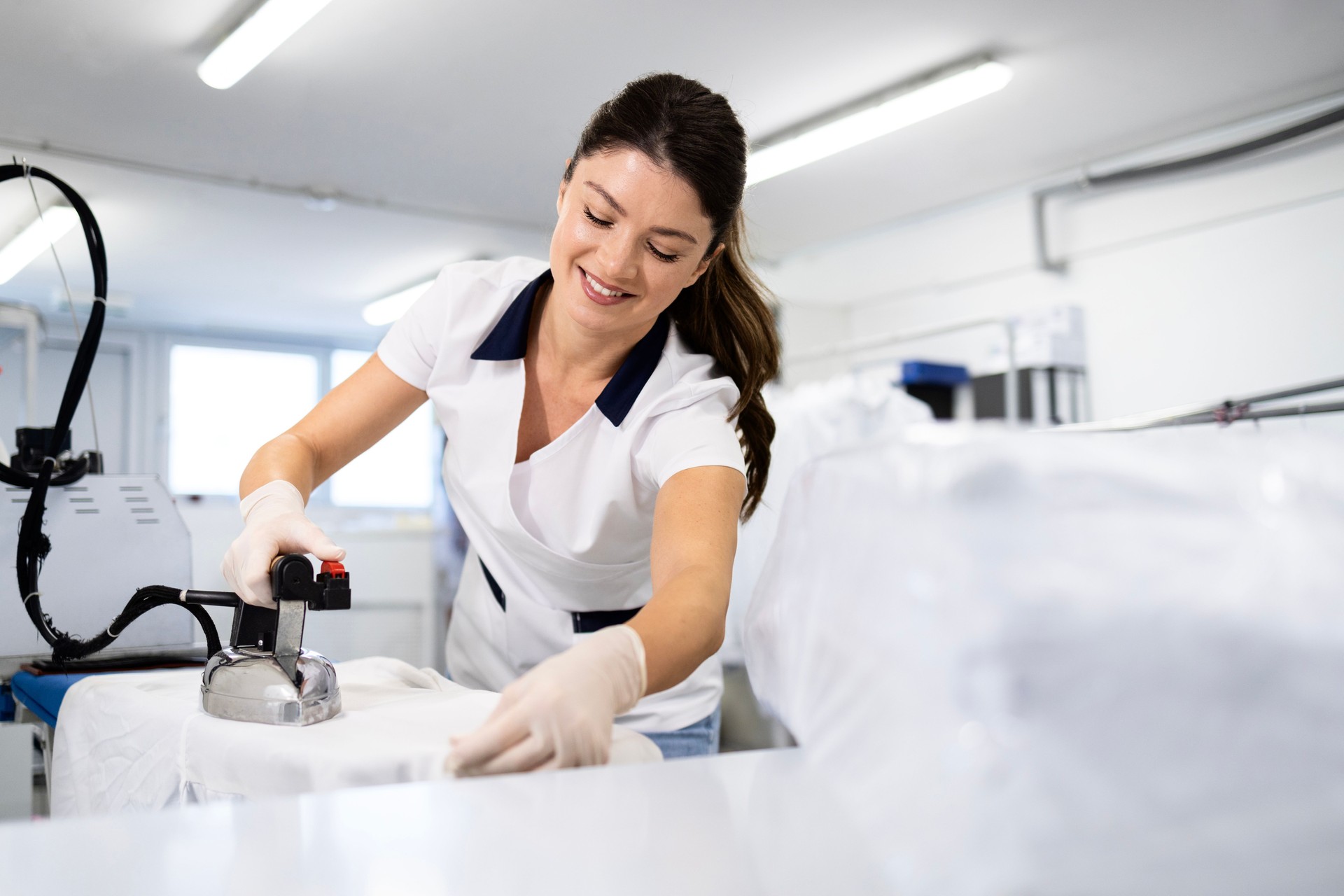 Professional textile ironing service.